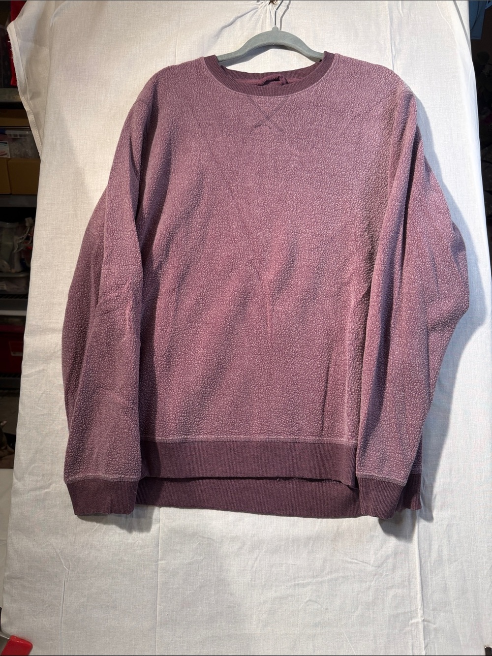 Marine Layer Men's Crewneck Sweater - Plum XL